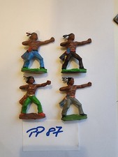 4 x alter DDR Gummi INDIANER