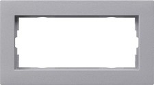 Gira Abdeckrahmen 2fach alu 1002255 Rahmen Schalter Abdeckrahmen Abdeckung