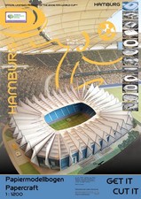 Kartonmodell Stadion Hamburg