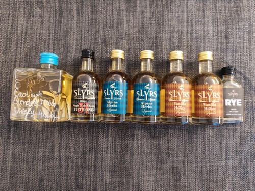 7er set whisky - miniaturen, &