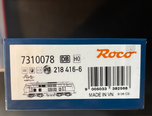 Roco 7310078 br218 dcc ovp - br218,
