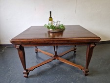 Antiker Jugendstil Tisch Esstisch Küchentisch Eiche Schnitzereien 19. Jh.