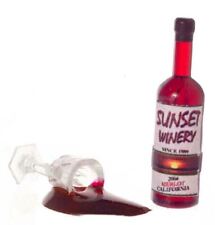 Puppenstube Flasche & Glas