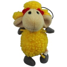 EBO Plüschtiere Gelbes Lamm, klein Kuscheltier 14cm Gebraucht Lamm