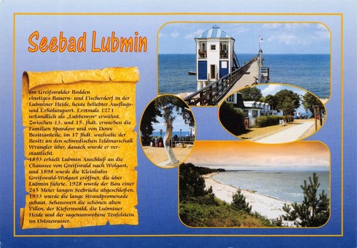 Postkarte seebad lubmin - postkarte,