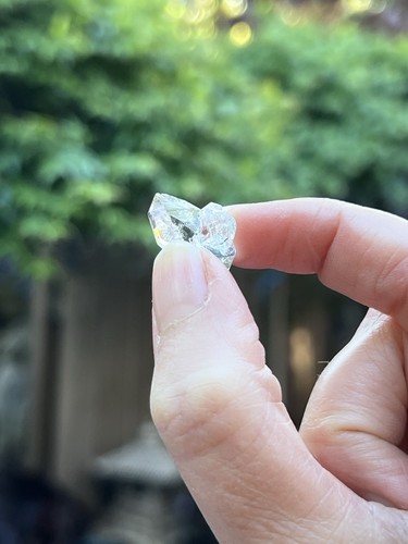 Herkimer diamond double water - herkimer,