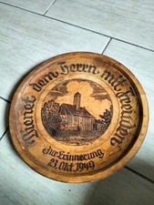 Alter Holz Brotteller mit