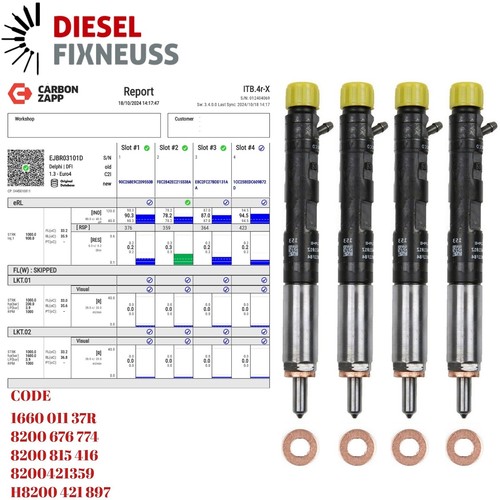 Einspritzdüse ejbr05101d - 4x,