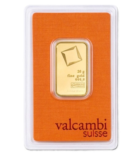 Goldbarren valcambi suisse - suisse, 20