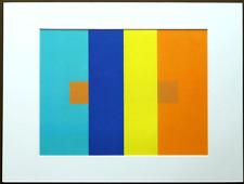JOSEF ALBERS  Siebdruck/Serigrafie  1963 " Form & Farbe "