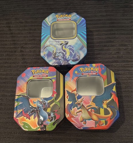 Pokemon tin boxen - boxen, 3er