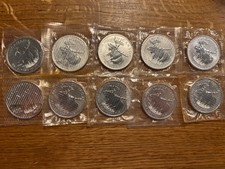 1x Kanada 5 CAD Dollar 2012 Elch Wildlife Serie 999,9er Silbermünze 1oz