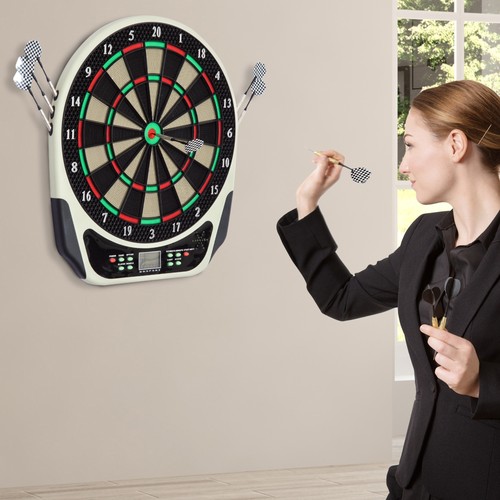 Homcom elektronische dartboard - elektronische,