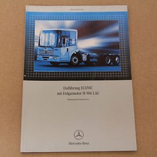 Mercedes Econic mit Erdgasmotor M906 LAG Einführungsschrift Werkstatthandbuch