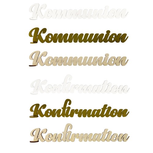 Schriftzug kommunion - schriftzug,