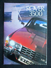 Rover P6  3500/3500S ca.1970 24S. Holländisch  Prospekt Brochure 228/2