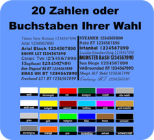 20 Selbstklebende Zahlen 