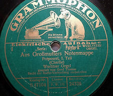 GERD THOMAS, Wurlitzer Orgel "Aus Großmutters Notenmappe - Potpourri" Grammo1931