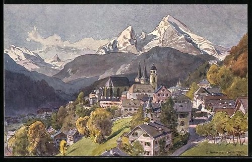 Künstler edward harrison - künstler-ak,