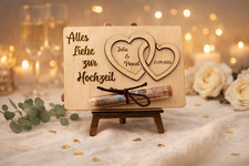 Holzkarte, Geldgeschenk