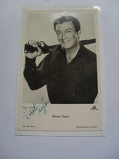 Robert Taylor signiertes s/w