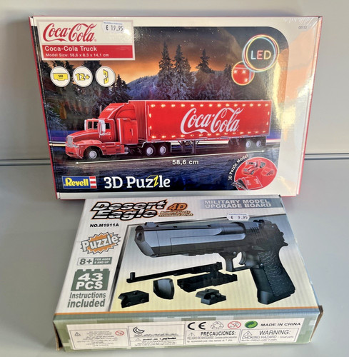 Puzzle coca cola truck - 2x, coca-cola