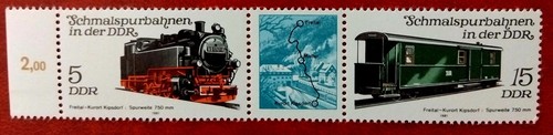 Briefmarken ddr schmalspurbahn - briefmarken,