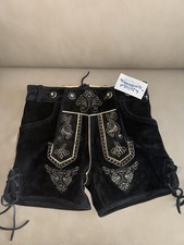 Lederhose trachtenhose schwarz - lederhose,