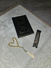 Gebetsteppich Set Weiß Gold