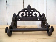 Toilettenpapierhalter frz Lilie braun NEU Shabby Antiklook Nostalgie Landhaus