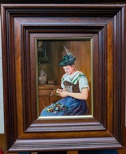 Ölgemälde C. Förster 18x13