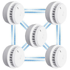 1-10x Rauchmelder mit Batterien Feuerwarnung Feuermelder Brandmelder Alarm Set