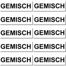 10 Stück GEMISCH Aufkleber
