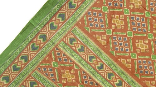 Patola sari - vintage, stoff