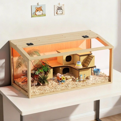 Hamsterkäfig holz groß - hamsterkäfig,