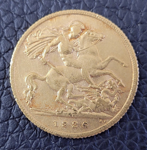 Goldmünze pfund sovereign - 1/2,