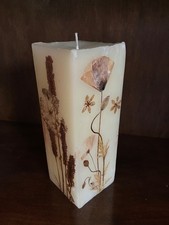 3x alte Kerzen Stumpenkerzen