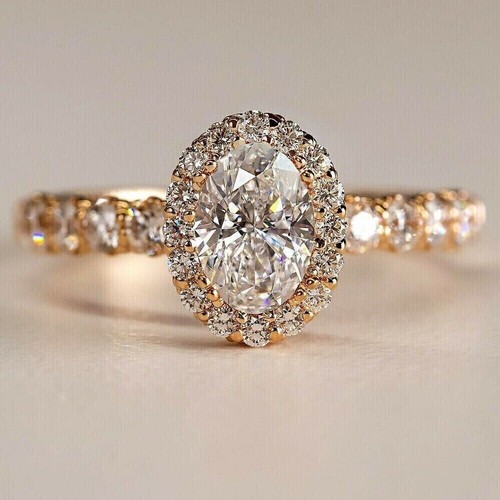 Karat ovalschliff - 3,