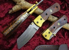 Damastmesser Einhandmesser Taschenmesser-Klappmesser-Tanto Klinge-Sehr Edel T14