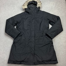 North Face Jacke Damen X Large Schwarz Gänsedaunen Artic Parka Kapuze Mantel ...