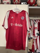 Trikot Signiert FC Bayern München 2003/2004 Team Autogramme Unterschriften FCB