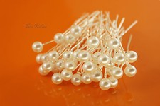 10 x HAARNADELN BRAUT Hochzeit Kopfschmuck Haarschmuck 8mm/10mm PERLEN B007