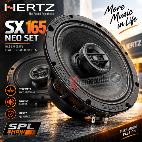 Hertz 165 neo set coax - hertz, sx