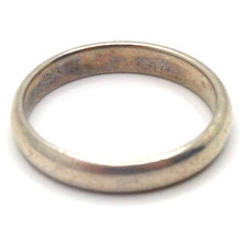 Schlichter Ring 800er Silber Ehering ? rare silver Meisterpunze antik