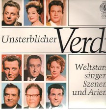 Verdi Unsterblicher Verdi - Weltstars singen Szenen und Arien orbis Vinyl LP