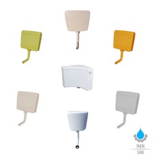 Spülkasten WC Aufputz 3–9L Start-Stopp-Funktion leise isoliert inkl. Zubehör