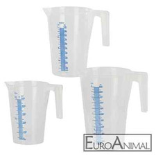 Kunststoff PP Messbecher Meßbecher  Meßkanne 500ml bis 3000ml oder 3-er Set