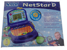 Netstar D Spiel & Lerncomputer Kinder Schule Computer Rechner 90er Vtech NEU OVP