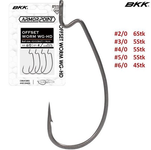 Bkk offset worm hd - bkk, wg-hd