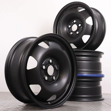 Stahlfelgen 17 Zoll VW T5 T6 T6.1 Original Stahl Felgen 7x17 ET56 schwarz matt